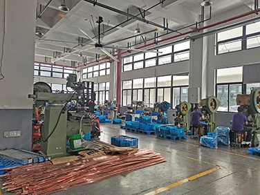 Precision Copper Component Machining workshop Precision Copper Component Machining workshop